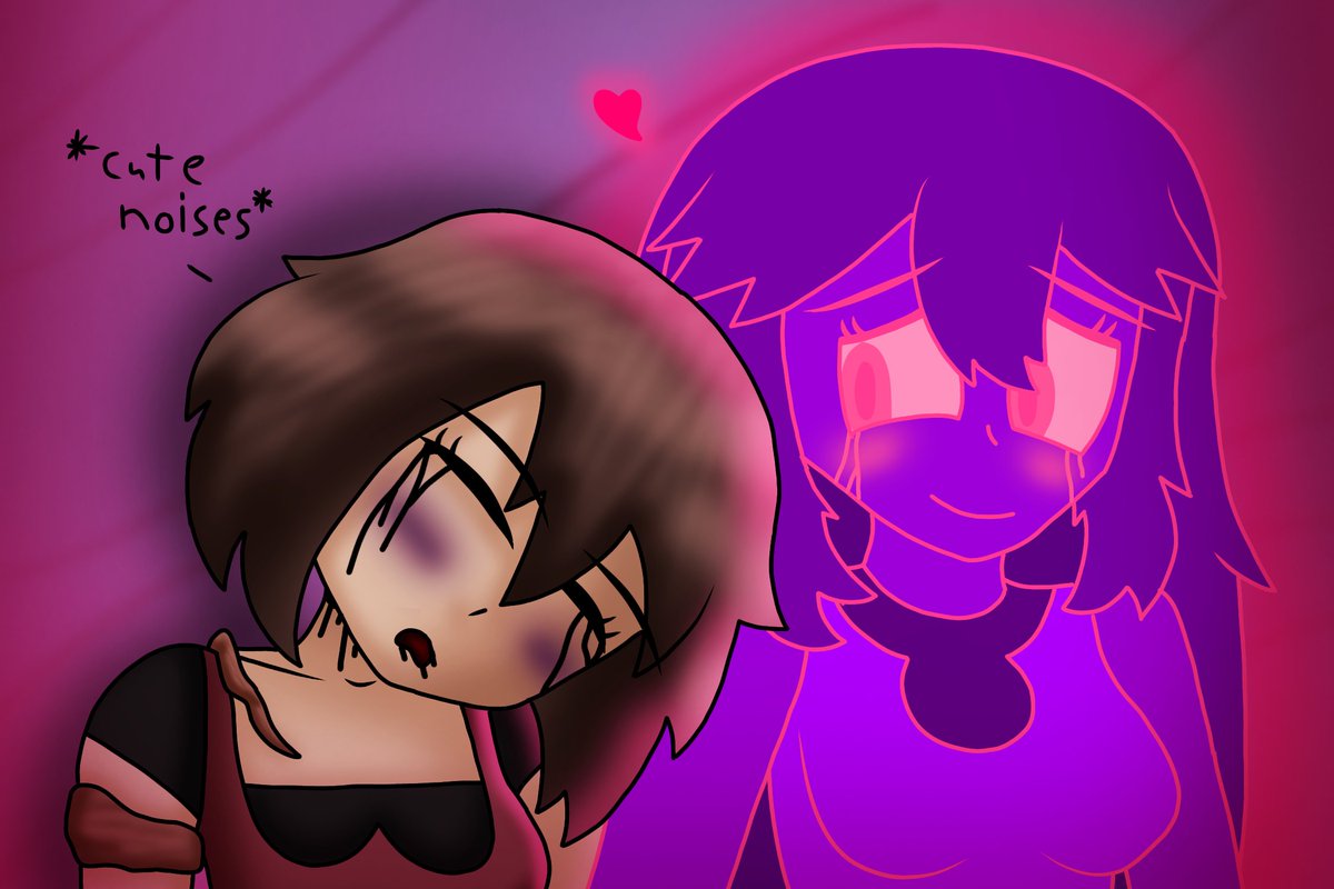 IdiotChompers38's tweet image. Happy Valentine&apos;s Day ❤️

Here&apos;s the Lesbians being Cute
-
Strangely whenever May falls asleep on Leaf&apos;s shoulder she stops violently twitching and instead makes soft groaning sounds

Hmm curious...

#Pokemon #Creepypasta #Ingrained #FallenLeaf #ValentinesDay