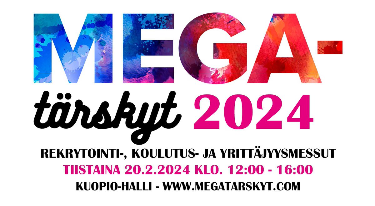 Karjalan lennosto on mukana jälleen Megatärskyt 2024 rekrytointi- koulutus- ja yrittäjyysmessuilla. Tervetuloa ensi tiistaina 20. helmikuuta Kuopio-hallille ja tutustumaan lennoston osastoon! #karlsto #ilmavoimat #megatarskyt