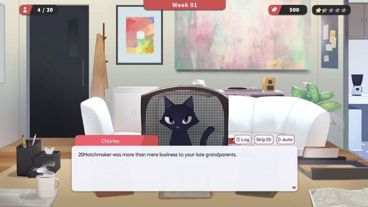 rinoaskyes's tweet photo. Matchmaker Agency by @nijigamesstudio &amp; @MelonCatGames is so fun! Love the cosy music, the match mechanic and being able to play Cupid 💘

My only request to the devs - how can I match myself with Thomas Moore 😍 https://t.co/kCmFEsHzip