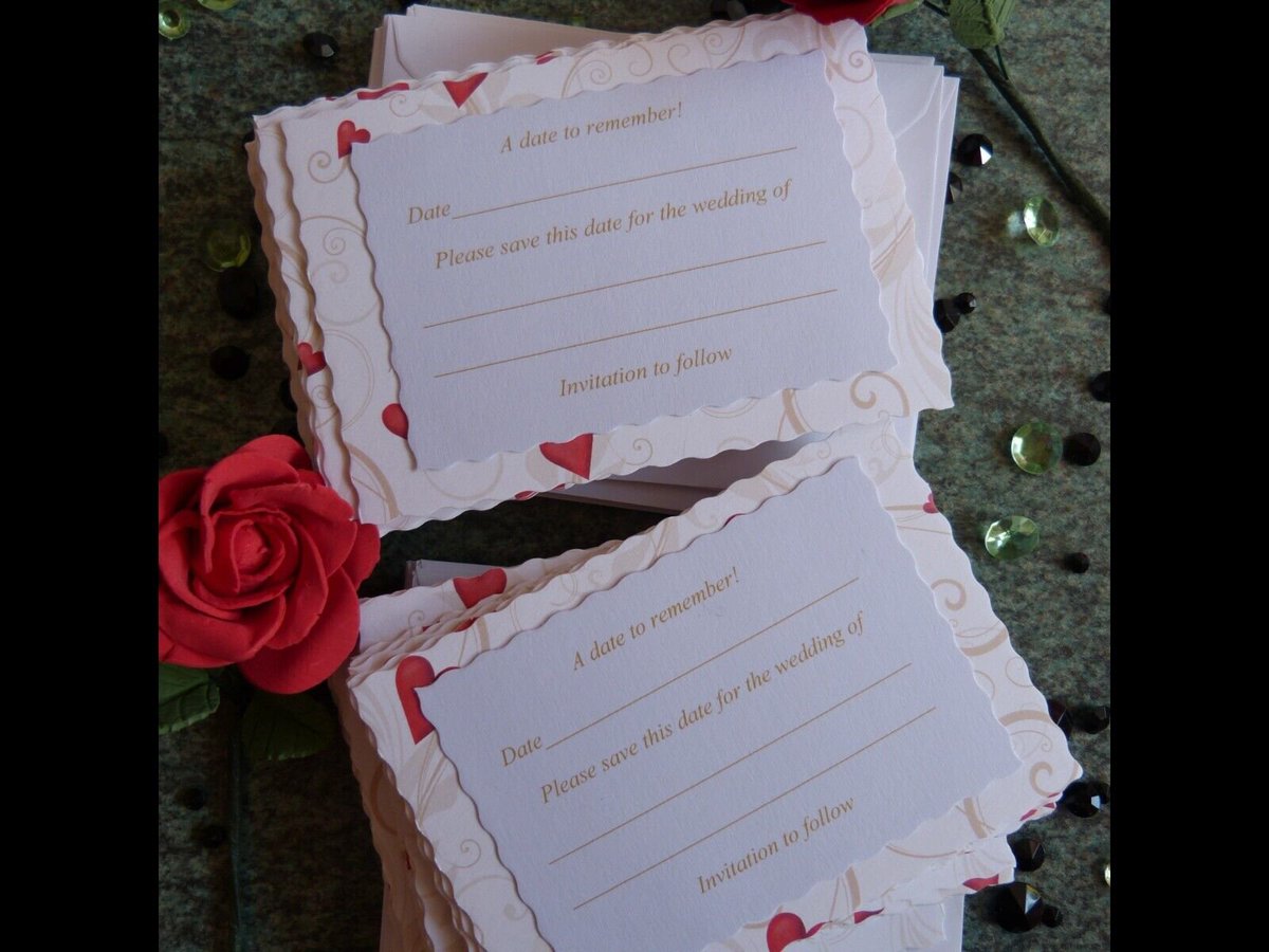 ebay.co.uk/itm/1456063762…

🎉🎉Congratulations if you've just got engaged 💍
Are you looking for some Save the Dates ebay.co.uk/itm/1456063762… Handmade in the UK 🇬🇧 
#weddingplanning #weddingplanner #savethedate #handmadeweddingstationery #valentines #love💕