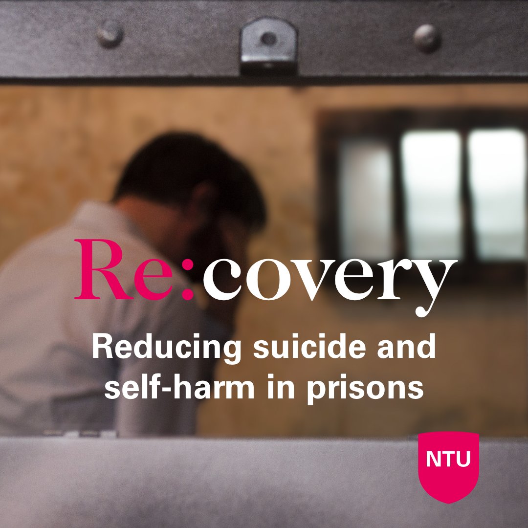 NTU Research (@ntu_research) on Twitter photo Prisoners in England and Wales are up to 10 times more likely to commit suicide than the general population. <a href="/NottmTrentUni/">Nottingham Trent University</a> research plays a crucial role in preventing suicide and self harm in prisons, ensuring the safety of inmates and staff.
Read more👉 ntu.ac.uk/recovery Prisoners in England and Wales are up to 10 times more likely to commit suicide than the general population. <a href="/NottmTrentUni/">Nottingham Trent University</a> research plays a crucial role in preventing suicide and self harm in prisons, ensuring the safety of inmates and staff.
Read more👉 ntu.ac.uk/recovery
