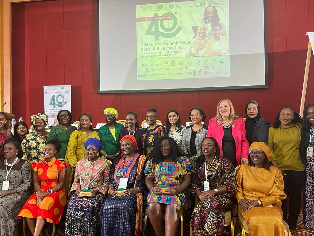 🏆Congratulations to all the inspiring recepients of this year's @GimacNetwork's African Women Gender Awards: H.E @SongweVera, Ms. @KarshK & H.E @AwaNdiayeSeck1, your dedication to #genderequality is truly commendable. #40GIMAC #GenderEquality #WomenLeaders