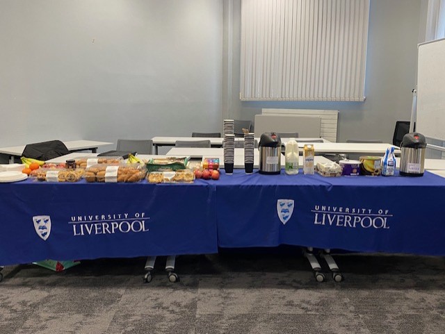 LivGoHigher's tweet photo. #FeelGoodFeb  breakfast🙌💙held this morning for our @LivGoHigher students @livuniHSS @LivUni #JustDoOneThing https://t.co/de2rQFSW0B