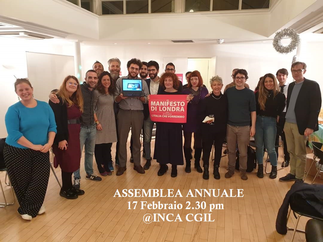 Ci vediamo questo sabato a Londra per la nostra assemblea annuale. E abbiamo tanto di cui parlare! eepurl.com/iJ2AKI