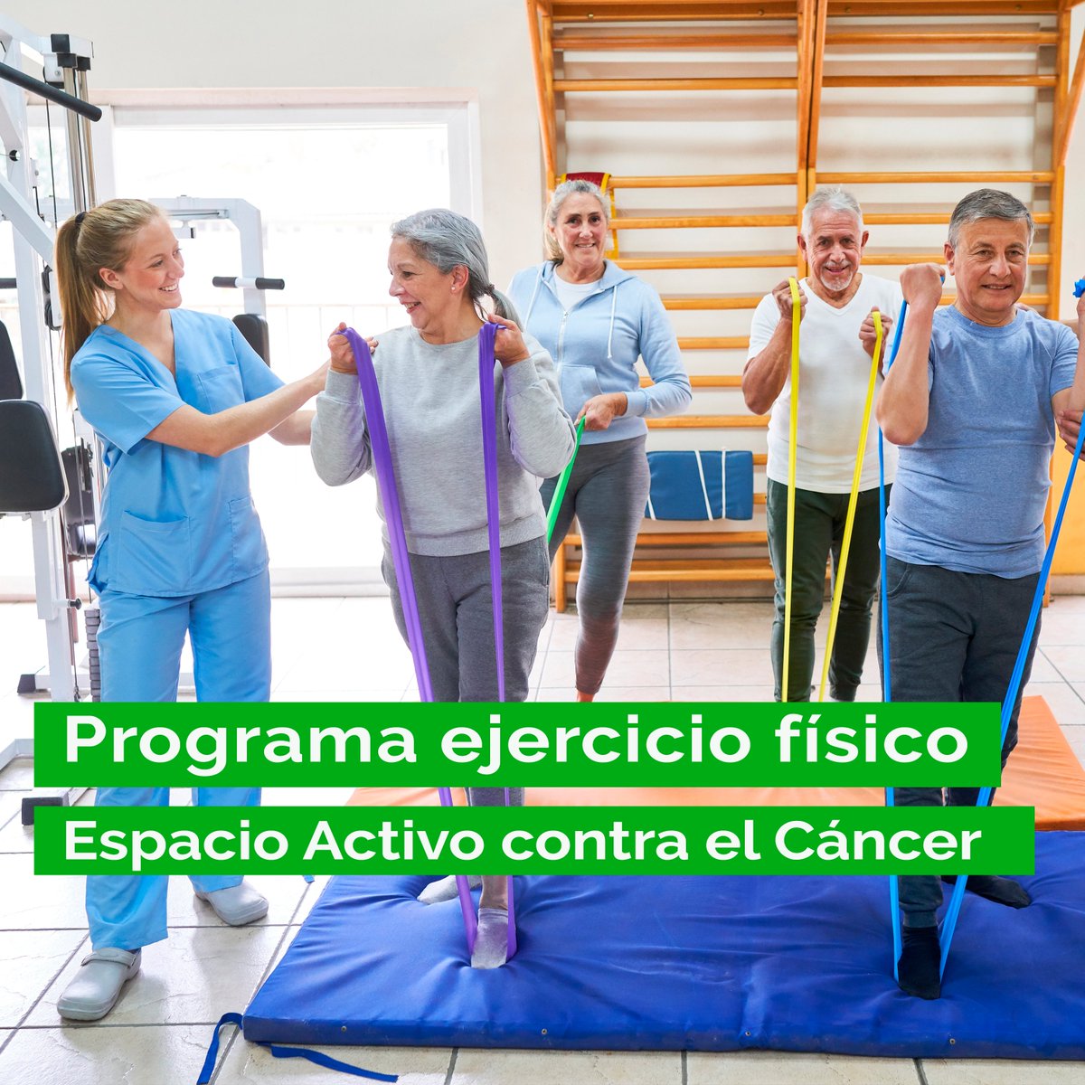 Asociación Contra el Cáncer ALICANTE (@contracanceralc) on Twitter photo 🌟¡Comienza el programa "Espacio Activo contra el Cáncer"! Un proyecto de la <a href="/ContraCancerEs/">Asociación Española Contra el Cáncer</a>, Universidad de Alicante y hospitales locales. Ofrecemos ejercicio, fisioterapia y nutrición, todo supervisado por oncólogos. 💪🏥 #todosContraelCáncer 🌟¡Comienza el programa "Espacio Activo contra el Cáncer"! Un proyecto de la <a href="/ContraCancerEs/">Asociación Española Contra el Cáncer</a>, Universidad de Alicante y hospitales locales. Ofrecemos ejercicio, fisioterapia y nutrición, todo supervisado por oncólogos. 💪🏥 #todosContraelCáncer