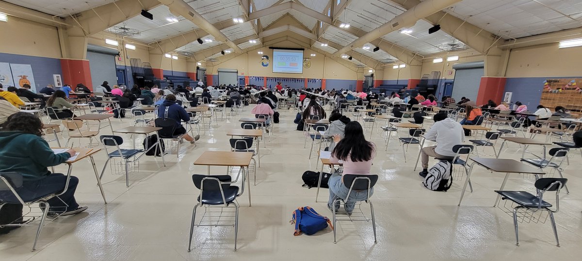 APUSH Students prepare for success taking a mock exam!  <a href="/NISDOConnorHS/">O'Connor High School</a>  <a href="/NISD/">Northside ISD</a>   #PantherPride #CollegeCredit #CollegeBound
