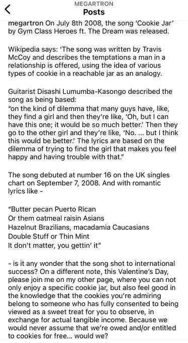 In honour of Valentine&rsquo;s Day and the ultimate feminist anthem &lsquo;Cookie Jar&rsquo; please enjoy this teaser of<a href="/tag/adhd"class="tags"><span>#adhd</span></a>