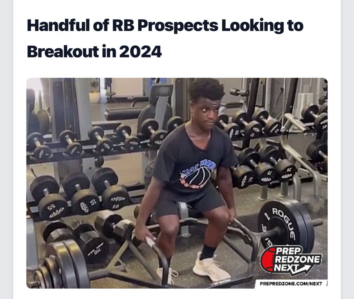 And these are the breaks…✋🏾 RBs not talking just working! Read Article 👉🏾prepredzone.com/2024/02/handfu…
Discount Code: HARRIS30