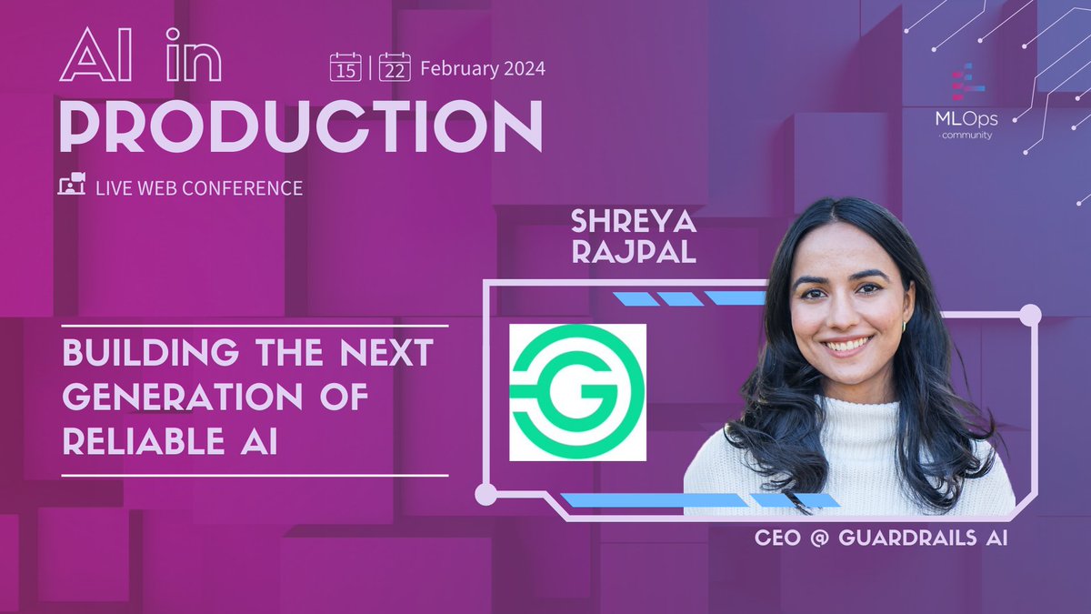 I've had an interesting year to say the least -- almost exactly a year ago I started moonlighting on <a href="/guardrails_ai/">Guardrails AI</a> in my spare time. To celebrate my ~1 year anniversary, I'm giving the keynote at the AI in production conference, with some 4000+ registrations already(!)

Why you