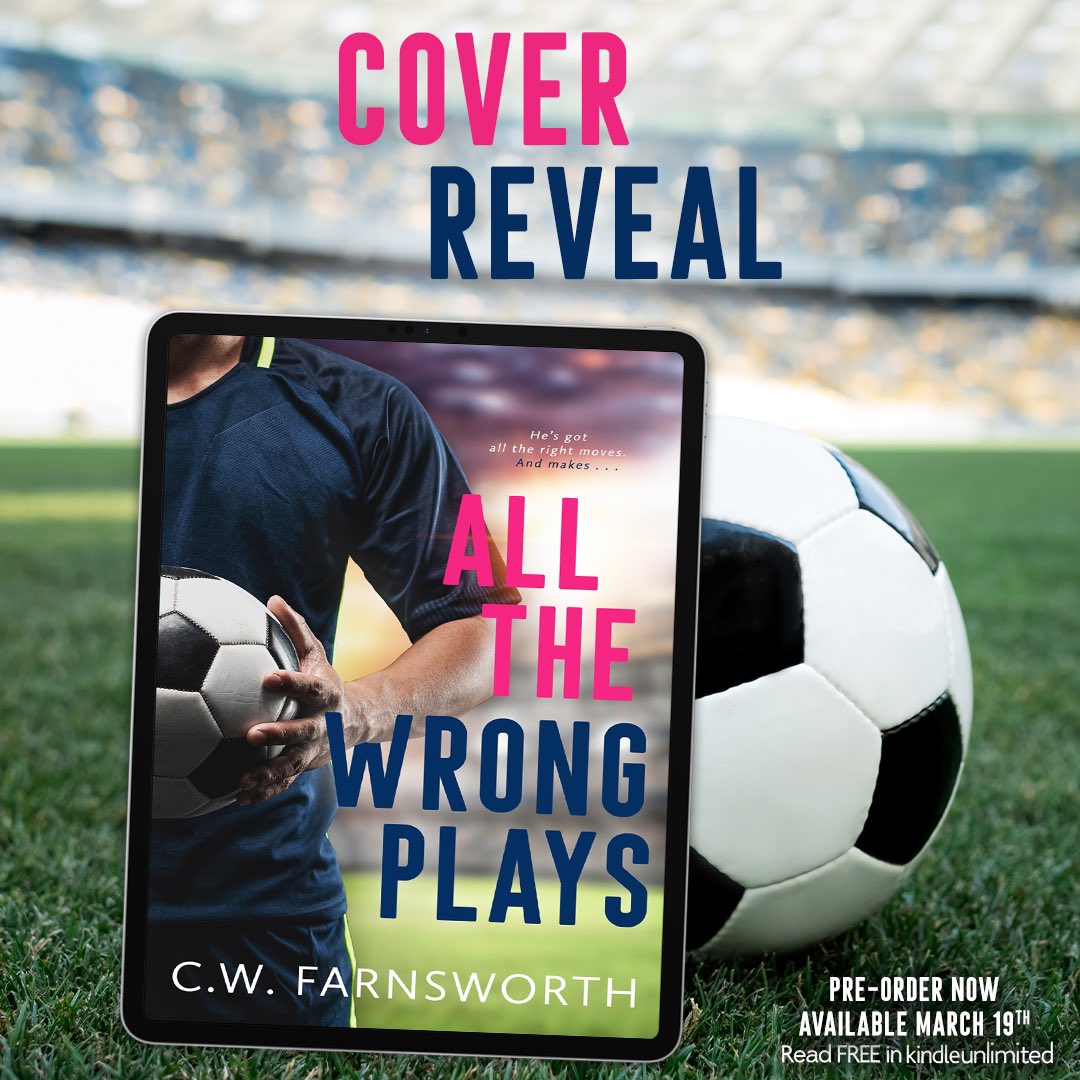 ✨ Cover reveal ✨ for my March release, a standalone soccer romance set in the same world as FIRST FLIGHT, FINAL FALL! ⚽️♥️

Preorder ➡️ mybook.to/atwp