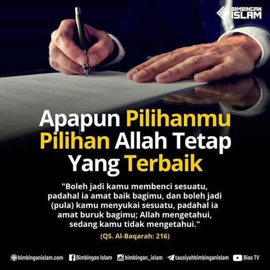fotodakwah's tweet photo. Apapun pilihanmu pilihan Allah tetap yang terbaik https://t.co/MmdEX0KnPW