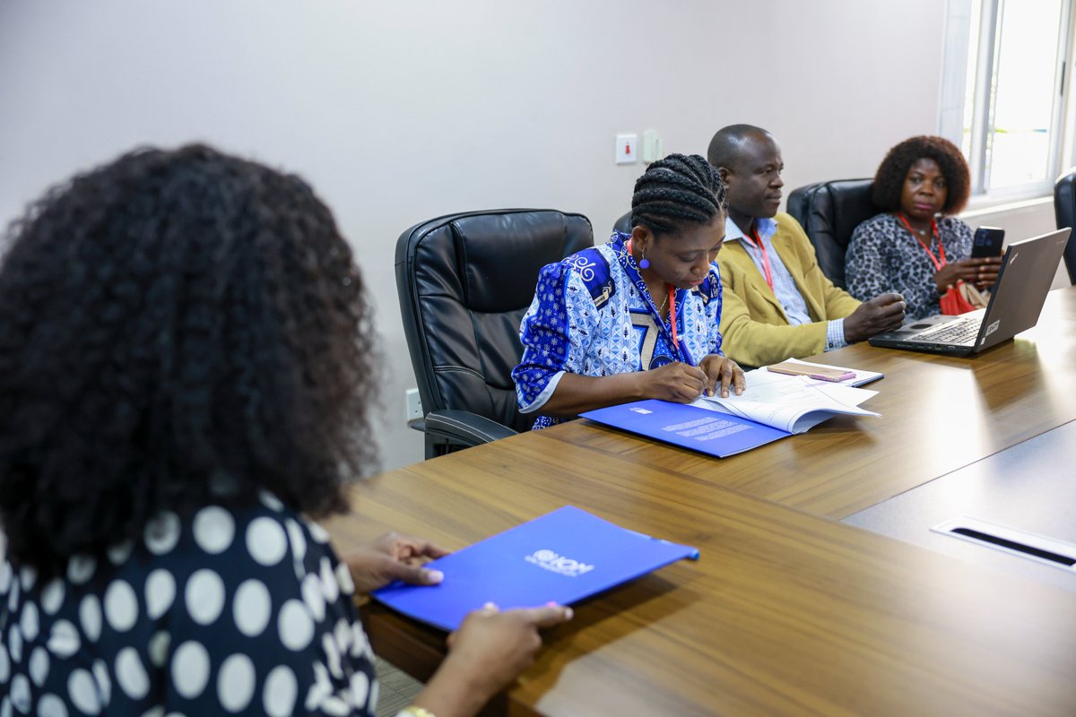 CmsLegon's tweet image. Director and esteemed Research Chair on Forced Displacement, Prof. Mary Setrana signed on behalf of the Centre, with Chief of Mission Fatou Diallo Ndiaye signing on behalf of @IOMGhana.
2/2

#CentreForMigrationStudies
#MigrationManagement
#GlobalCompactforMigration
#SDGs