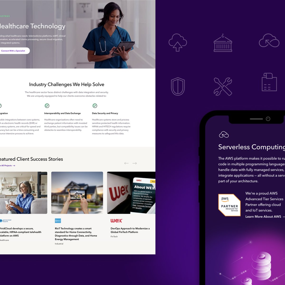 Vital_Design's tweet photo. Vital recently overhauled client VividCloud’s old #website and restructured it into a user-friendly information hub designed to grow with the company. Read all about it here: https://t.co/9wRDc5Q3Bq https://t.co/E2KJF6BhNE