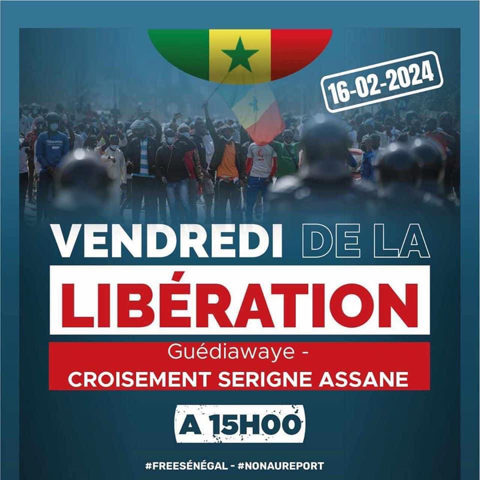 KiliFeuu's tweet photo. 📌🚨Manifestation Vendredi partout au Sénégal 🇸🇳✊
#NonAuReport ✊
#FreeSenegal✊ https://t.co/7Zz3qJ8ci9