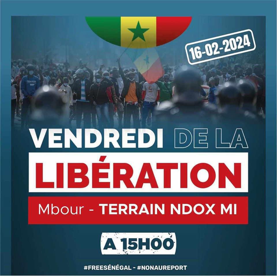 KiliFeuu's tweet photo. 📌🚨Manifestation Vendredi partout au Sénégal 🇸🇳✊
#NonAuReport ✊
#FreeSenegal✊ https://t.co/7Zz3qJ8ci9