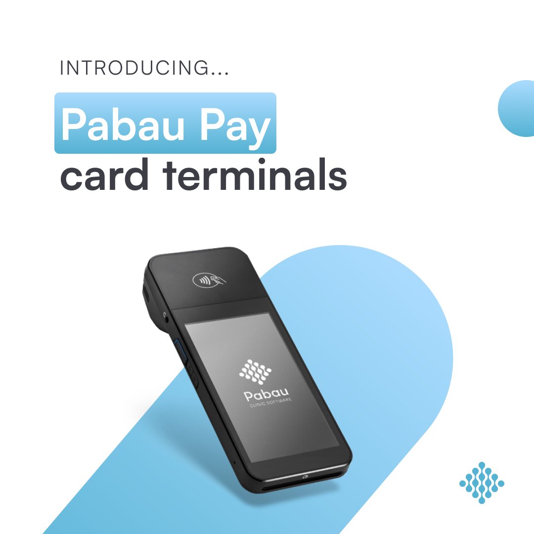 Introducing... Pabau Pay card terminals ✨

We're really excited to let you know that our card terminals are out NOW for Pabau 2 clients.  

For all the details, head to our Pabau Pay webpage: pabau.com/features/trans…