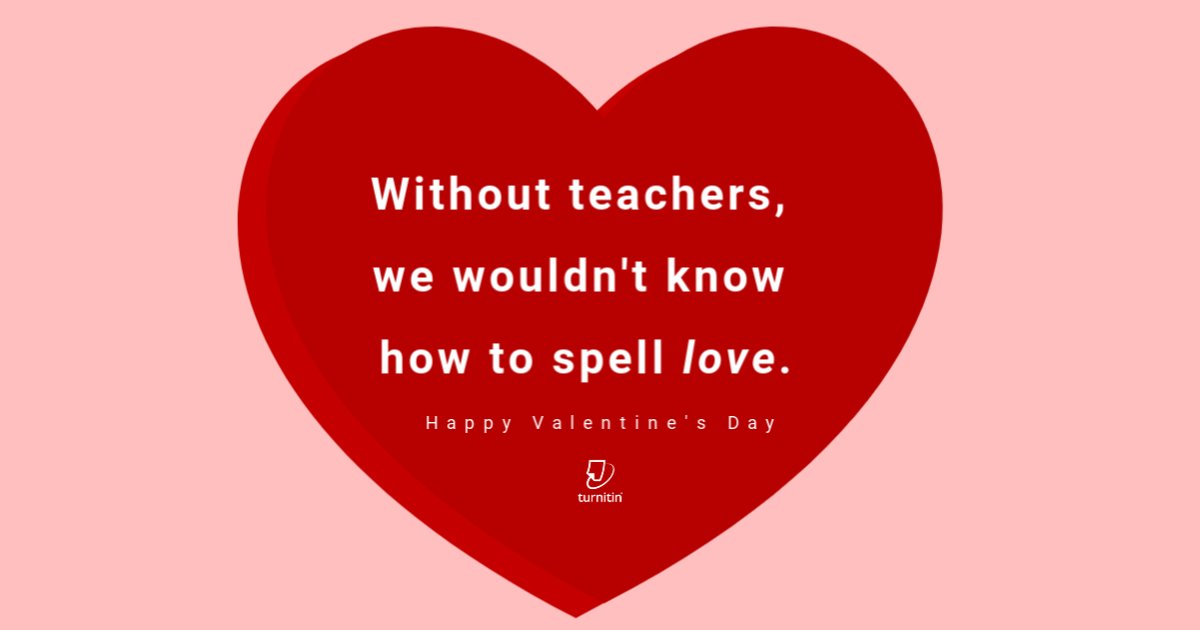 Teaching is not just hard work, but heart work. Like love, it requires  dedication, patience, and a profound emotional investment. Happy  Valentine's Day to all the educators who pour their hearts into shaping  the future!