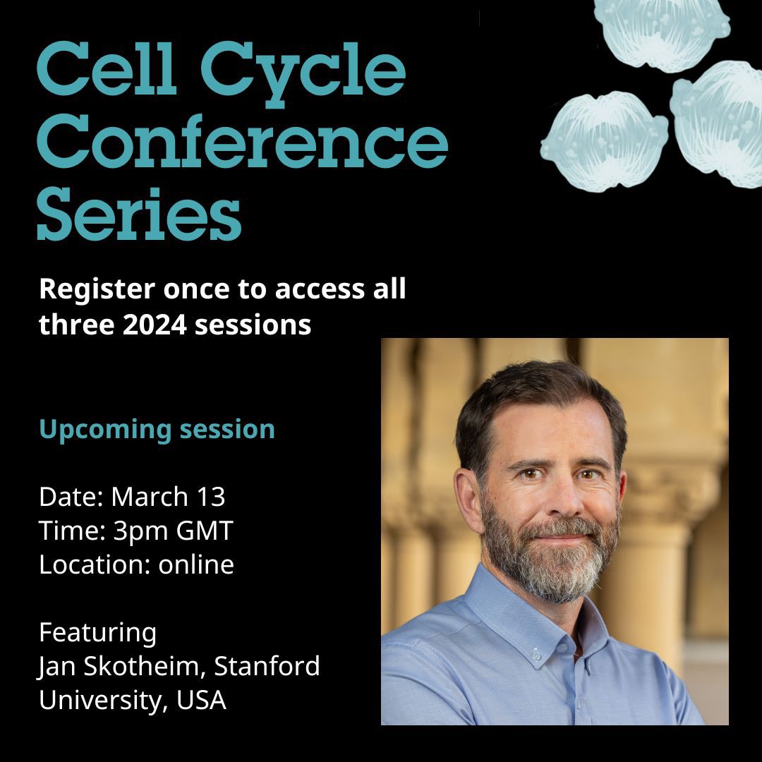 abcam's tweet photo. Exciting news for cell cycle enthusiasts!
Join us online for the #CellCycleConference, chaired by @DeRobertus, @Thorpelab & Snezkha Oliferenko on March 13. Joined by Jan Skotheim, Professor of Biology Stanford University.
To submit an abstract by Feb 16: https://t.co/rjgpl2zJN5 https://t.co/ZkmkxgJqpL
