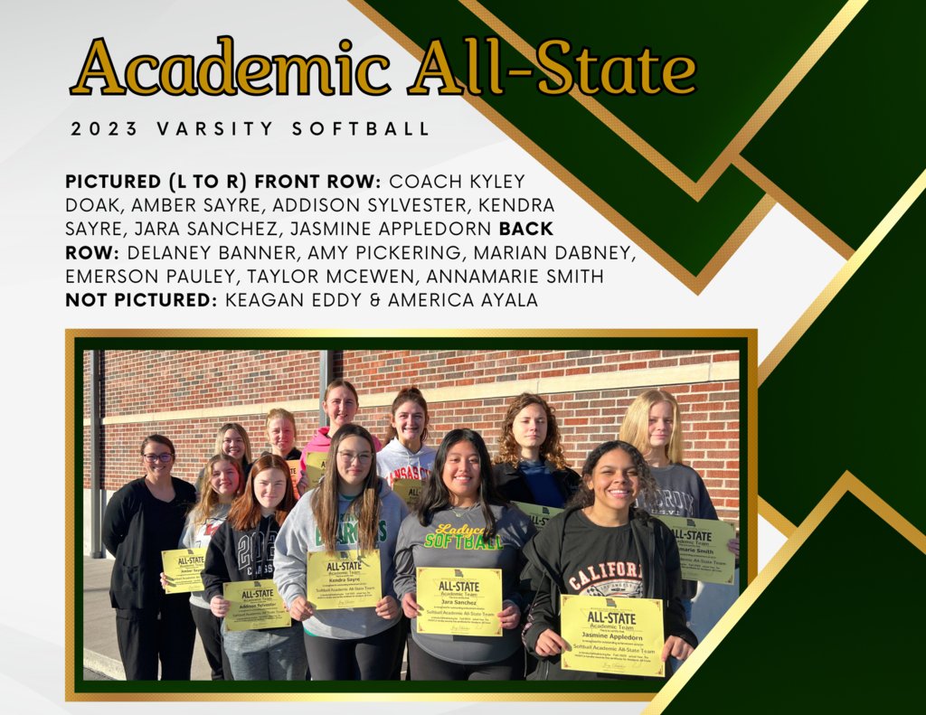 MilanC2Schools's tweet photo. Congratulations to our Lady Cat Softball Team for earning #AcademicAllState as a team!  Also, a big congratulations to our individuals earning this distinction as well! https://t.co/fLfzlCkv5q