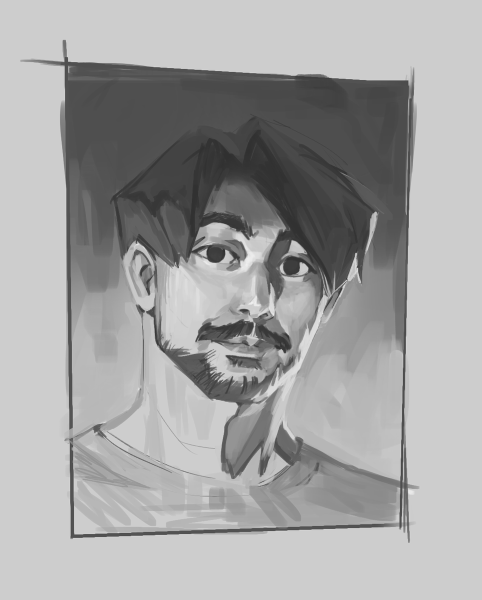CaptainSquire's tweet photo. Another self portrait attempt https://t.co/e2Y3S2qj5j