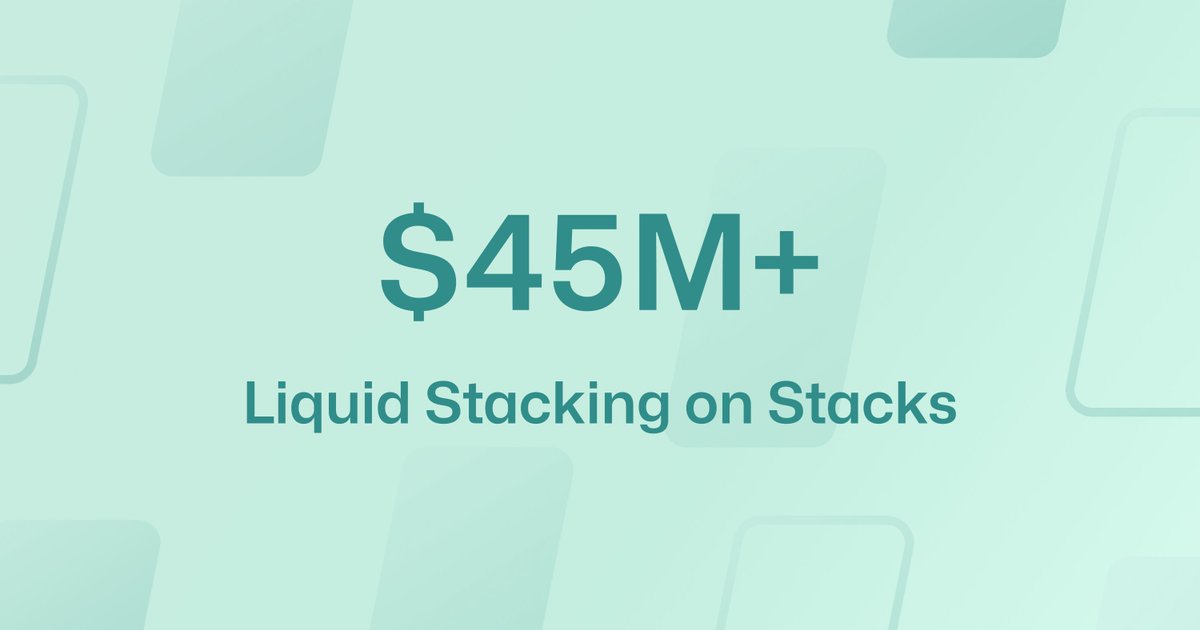 Stacking DAO tweet media