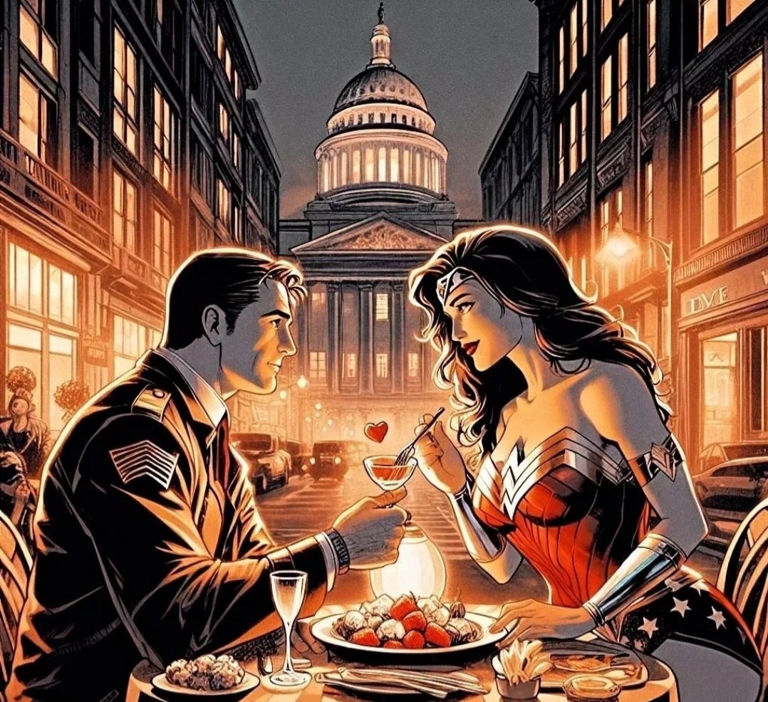 #HappyValentinesDay 

#Superman #LoisLane #Clois #Batman #Catwoman #BatCat #WonderWoman #SteveTrevor #WonderTrev #DCCom8cs