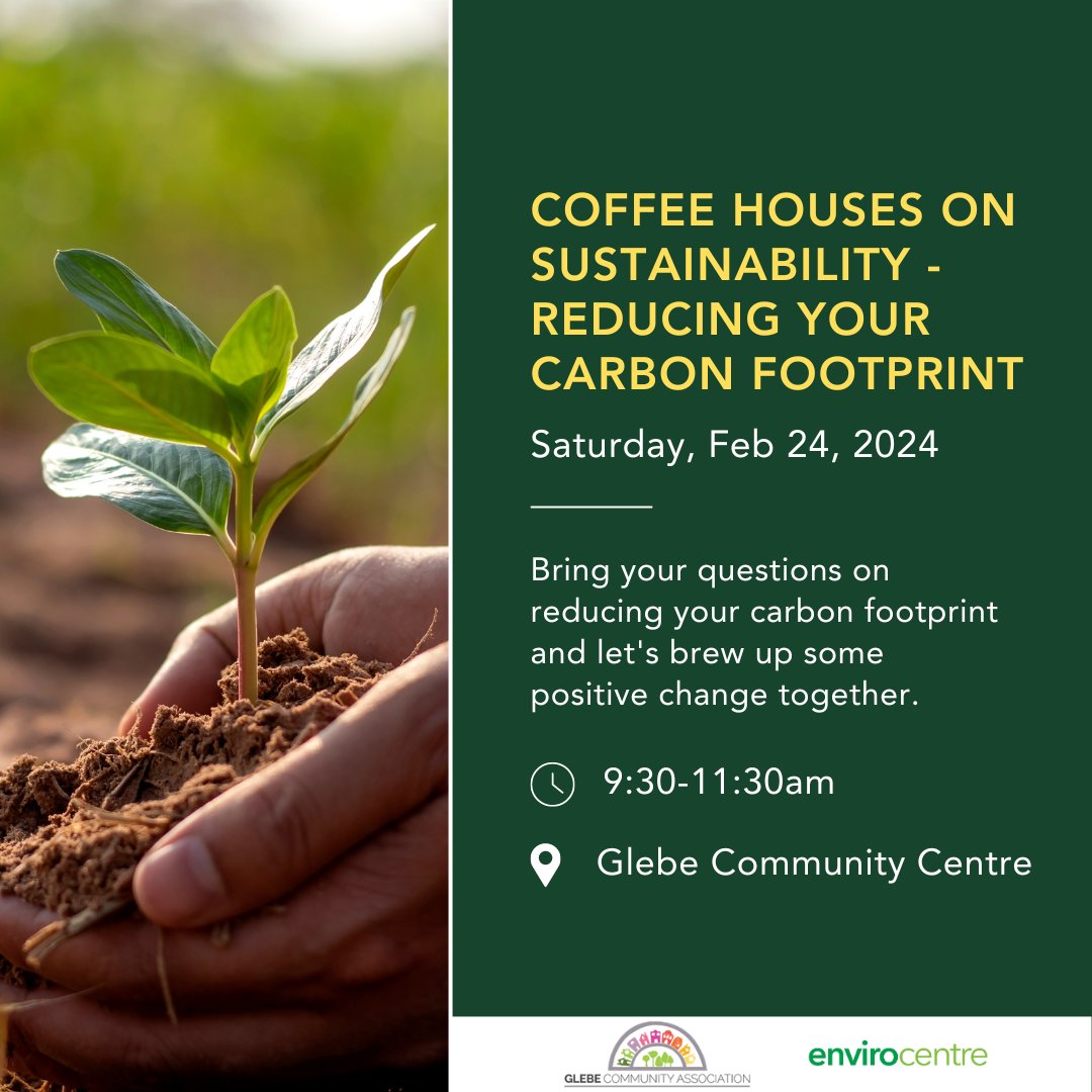Exciting news! Our very own Director of Community Sustainability Programs, Jennifer Stelzer, will be presenting @ Coffee Houses on Sustainability on Sat, Feb 24th. Join us for this FREE event to learn about reducing your carbon footprint &amp; living lighter 🌱ow.ly/4Slp50QBf5q