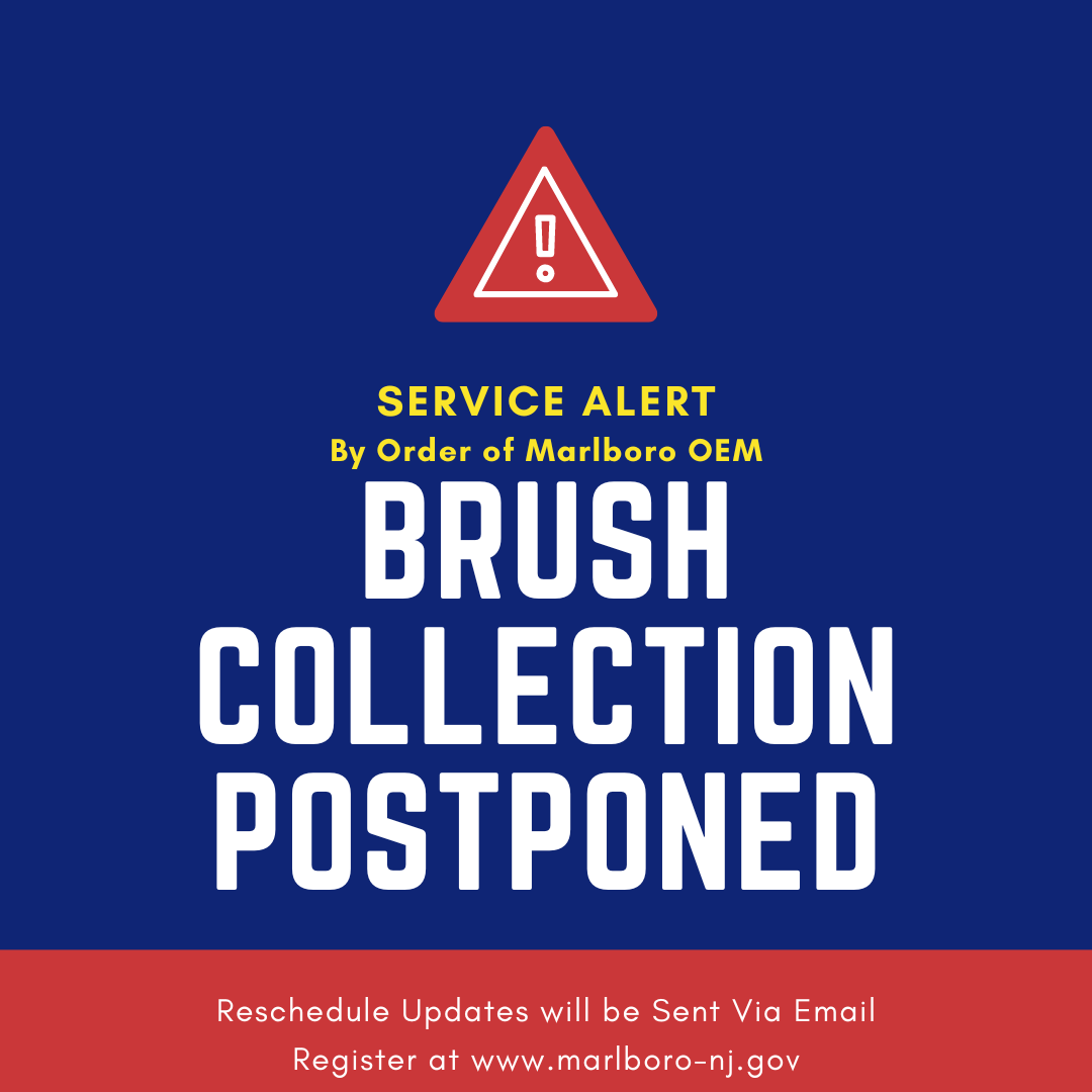 Notice of schedule updates will be made via email.  Visit marlboro-nj.gov/register-e-bul… to register.