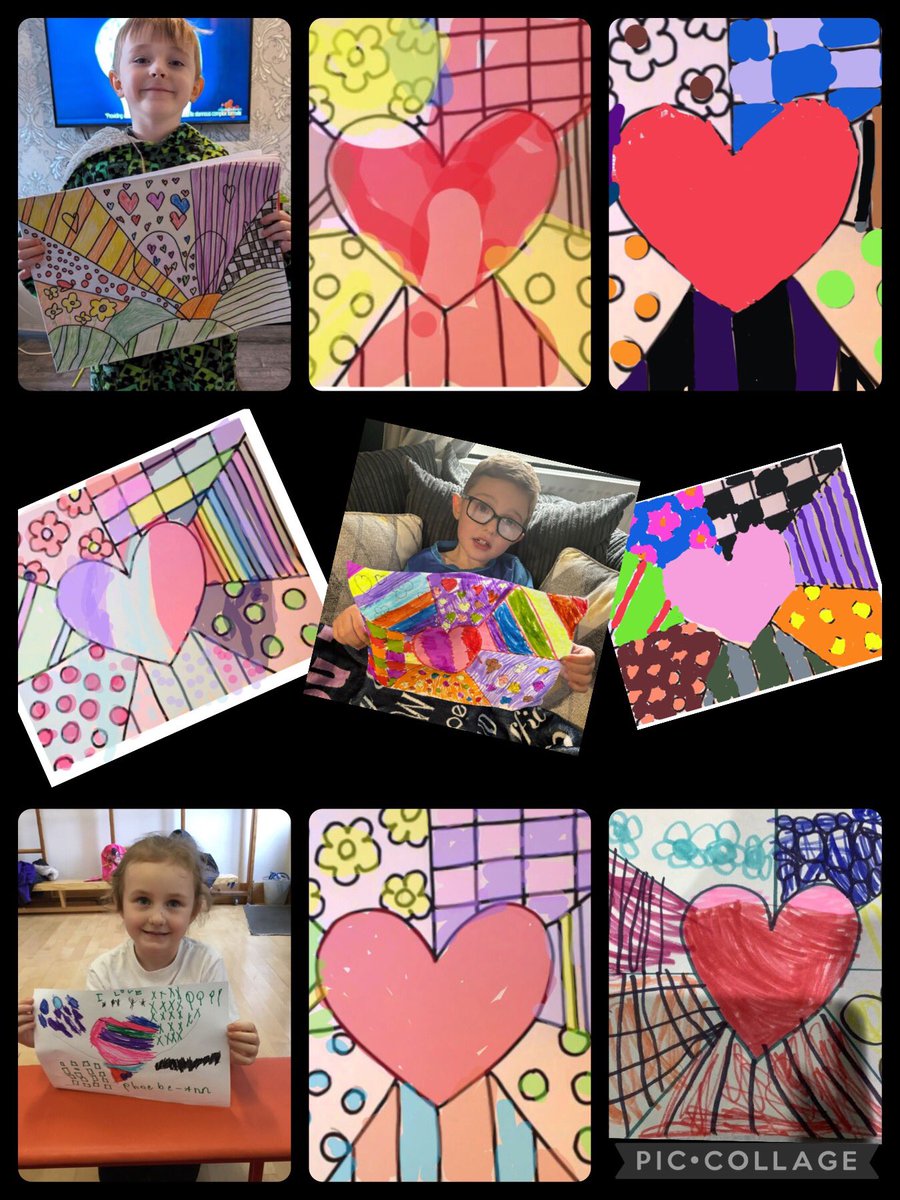 Some fabulous remote art today inspired by the work of Romero Britto @GrasmereAcademy