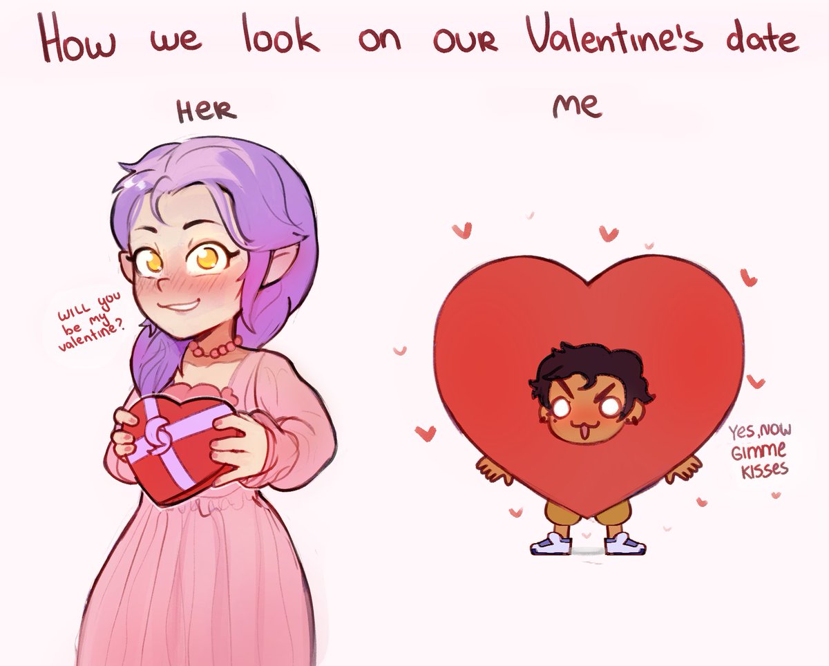 amba_si's tweet photo. Happy Valentine's day uwu

#theowlhouse https://t.co/F2JGYlEyBB