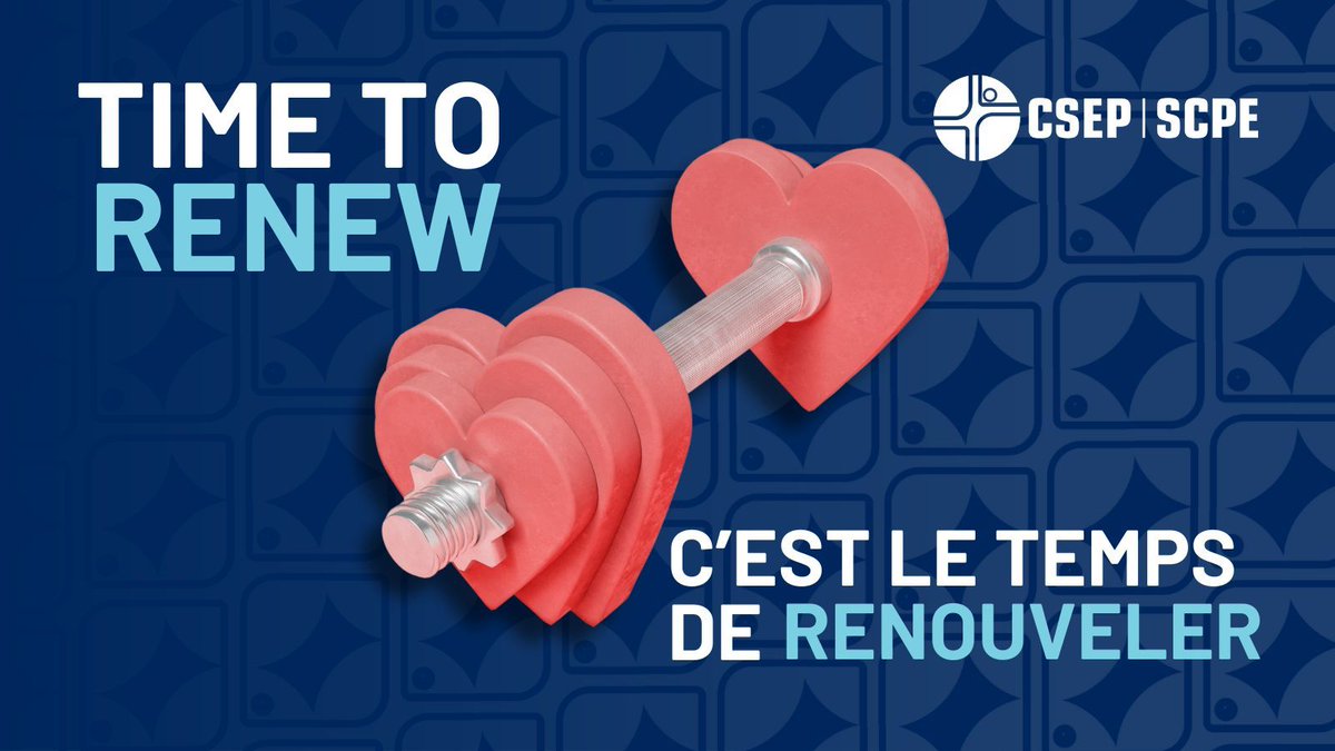 csep_scpe's tweet photo. Love may have 4 letters, but so does CSEP 💙 Renew your membership this Valentine's Day to continue being part of a community of the most highly qualified #ExerciseProfessionals in 🇨🇦!
Renew by March 31st: https://t.co/ANLsOte5gr https://t.co/b7g46YjfCo