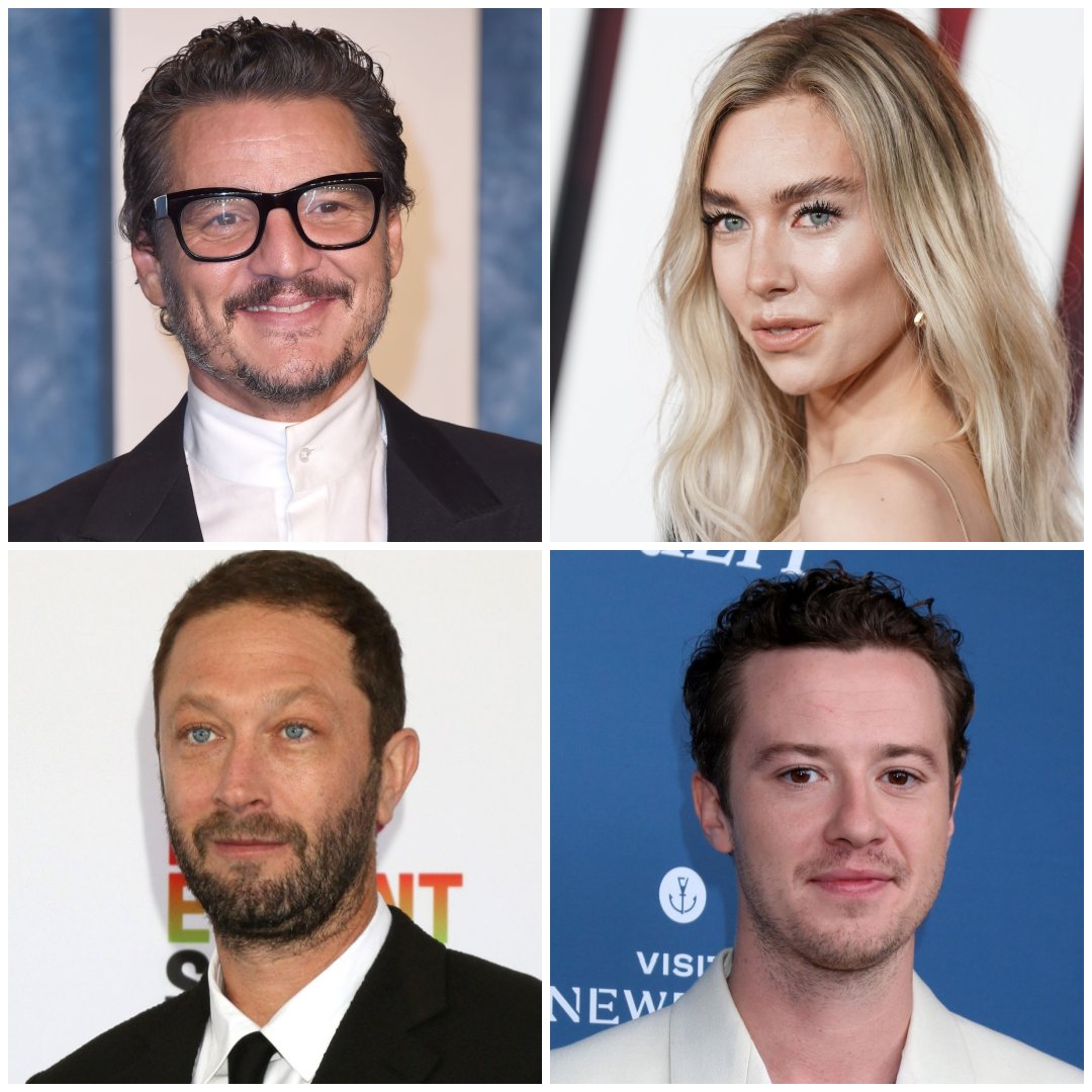 RottenTomatoes's tweet photo. Pedro Pascal, Vanessa Kirby, Ebon Moss-Bachrach, and Joseph Quinn are officially #TheFantasticFour.

Marvel’s First Family arrives in theaters July 25, 2025. https://t.co/DwXZZ2uu1y