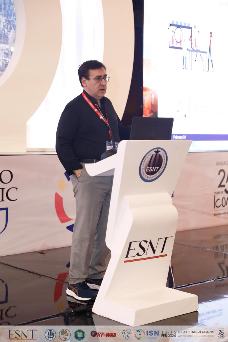 ESNT_Egy's tweet photo. 📚👨‍🏫 Don’t miss Prof. @gstrip3 from Italy as he shares the latest results of hard endpoint trials in CKD. Learn how to shape the future of chronic kidney disease management. #CKD #nephrology https://t.co/PXakAY3Ac3