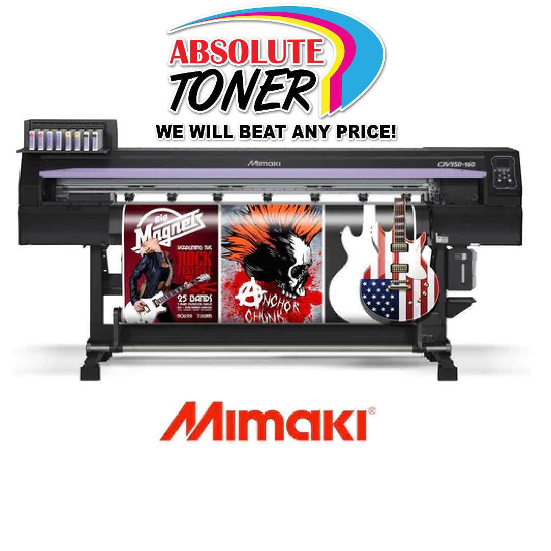 🔥Elevate your printing game! 🎨 Introducing the impressive Mimaki CJV150-160 64' Commercial Large Format Printer and Cutting Plotter, for lease at just $278.72/month! 🖨️💼

absolutetoner.com/products/brand…

#Printing #Mimaki #BusinessSolutions #DigitalPrinting #SmallBusiness