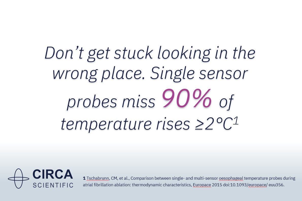 Be confident with CIRCA S-CATH 12-sensor temperature probes, providing faster detection and edge-to-edge coverage. hubs.li/Q02l2_R40