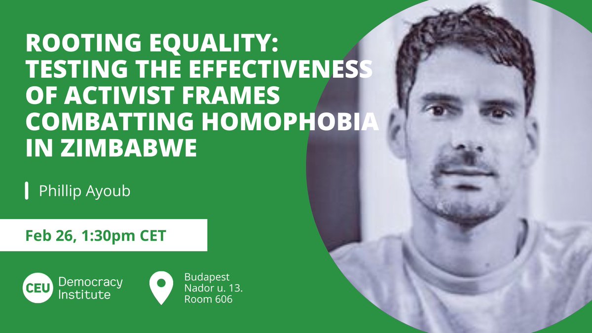 🔜 Don’t forget to register now and join us on Monday for this seminar with @Phillip_Ayoub, @AndreaKrizsan1 and Violetta Zentai! ⏰ Feb 26, 1:30pm 📍 Budapest, Nador u. 13. Details: 👉 cutt.ly/9wVWOM4k Registration: 👉 cutt.ly/RwVWPFA2
