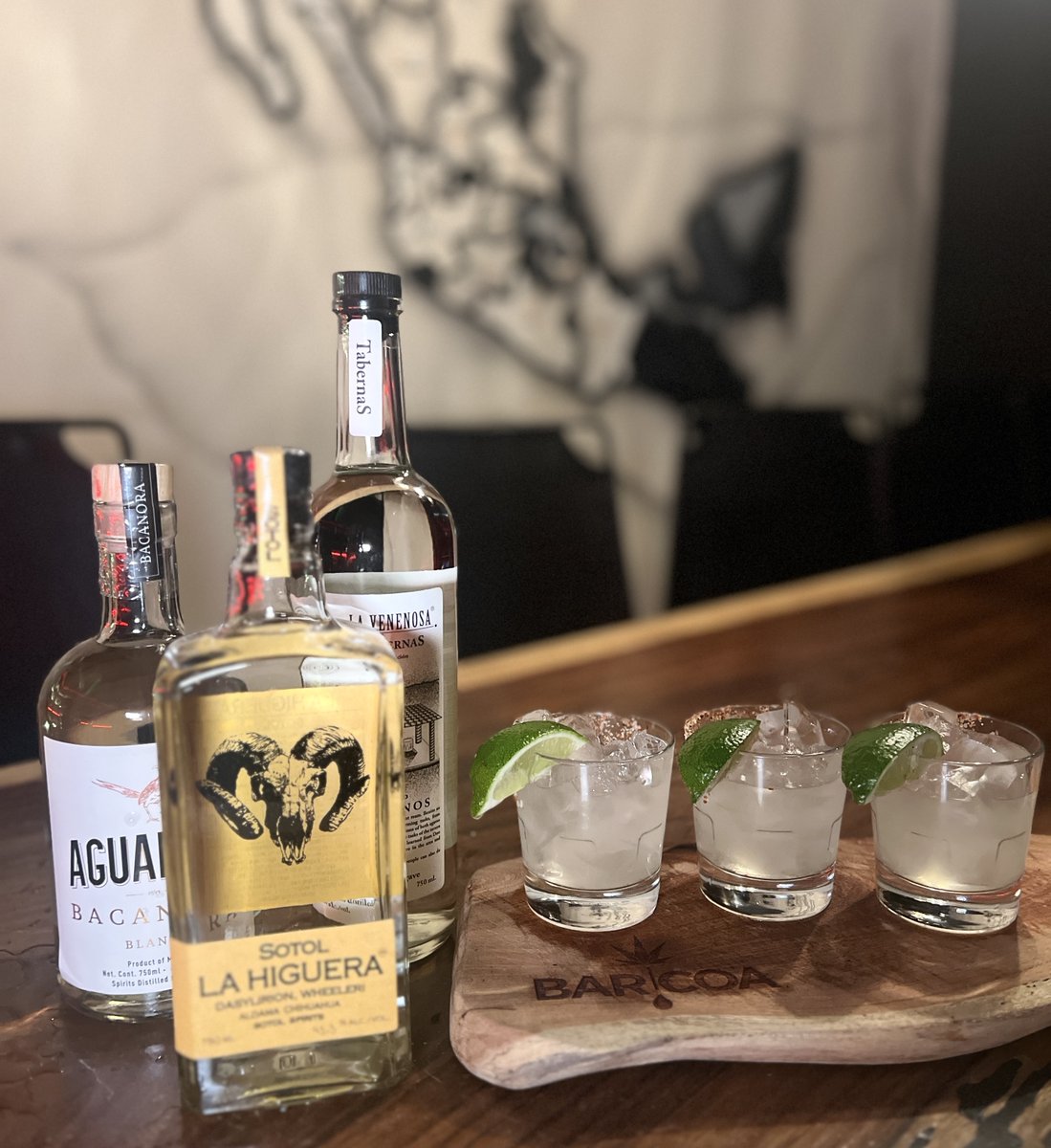 Next Thursday is #NationalMargaritaDay &amp; we'll have a flight of #margaritas made with lesser known spirits from Mexico, so you can help make them, well, less lesser known. Bacanora, Raicilla, &amp; Sotol Marg flight for $22 - Cantina only, all night #phoenix #arizona #bestbars