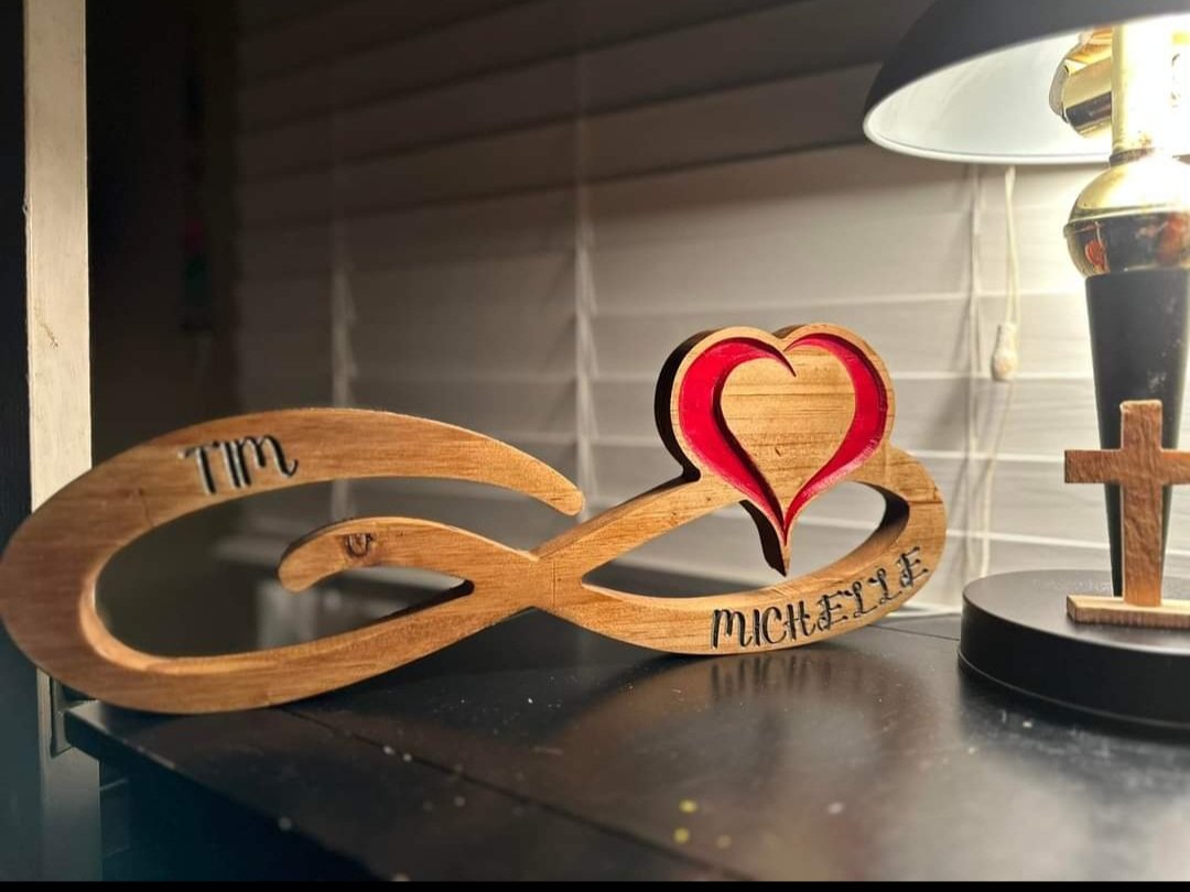 Happy Valentines Day. From concept to final product. The wife loved it. What can we make for you? @total_boat @nextwavecnc @RYOBItoolsusa @TimAlle97055825