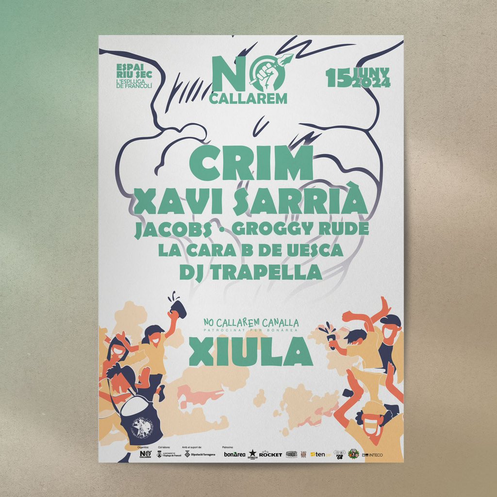 EI! Que ja tenim el cartell d’aquesta edició! 😍
Podeu comprar les entrades a 6€ aquí: entrapolis.com/entradas/no-ca…
Us ho perdreu? 🚀