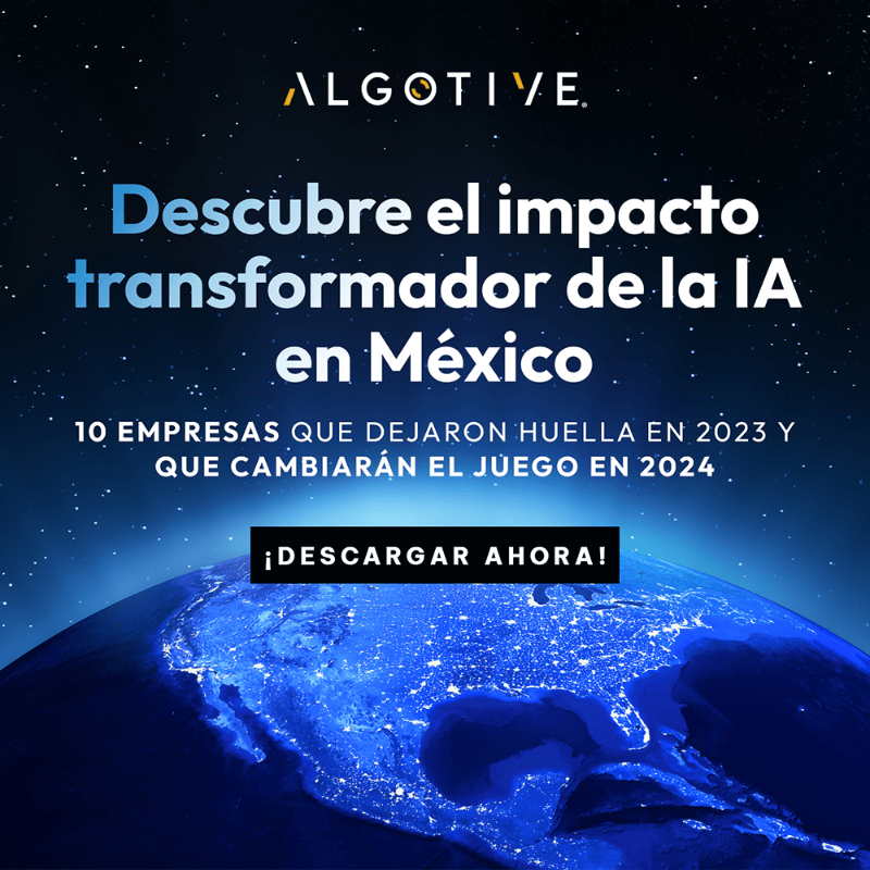 Algotivemx's tweet photo. ¿Sabías que el 90% de las empresas mexicanas ya están incorporando IA en sus operaciones?  
  
Descubre en nuestro reporte el impacto transformador de la IA en México y cómo sus herramientas han revolucionado industrias críticas.