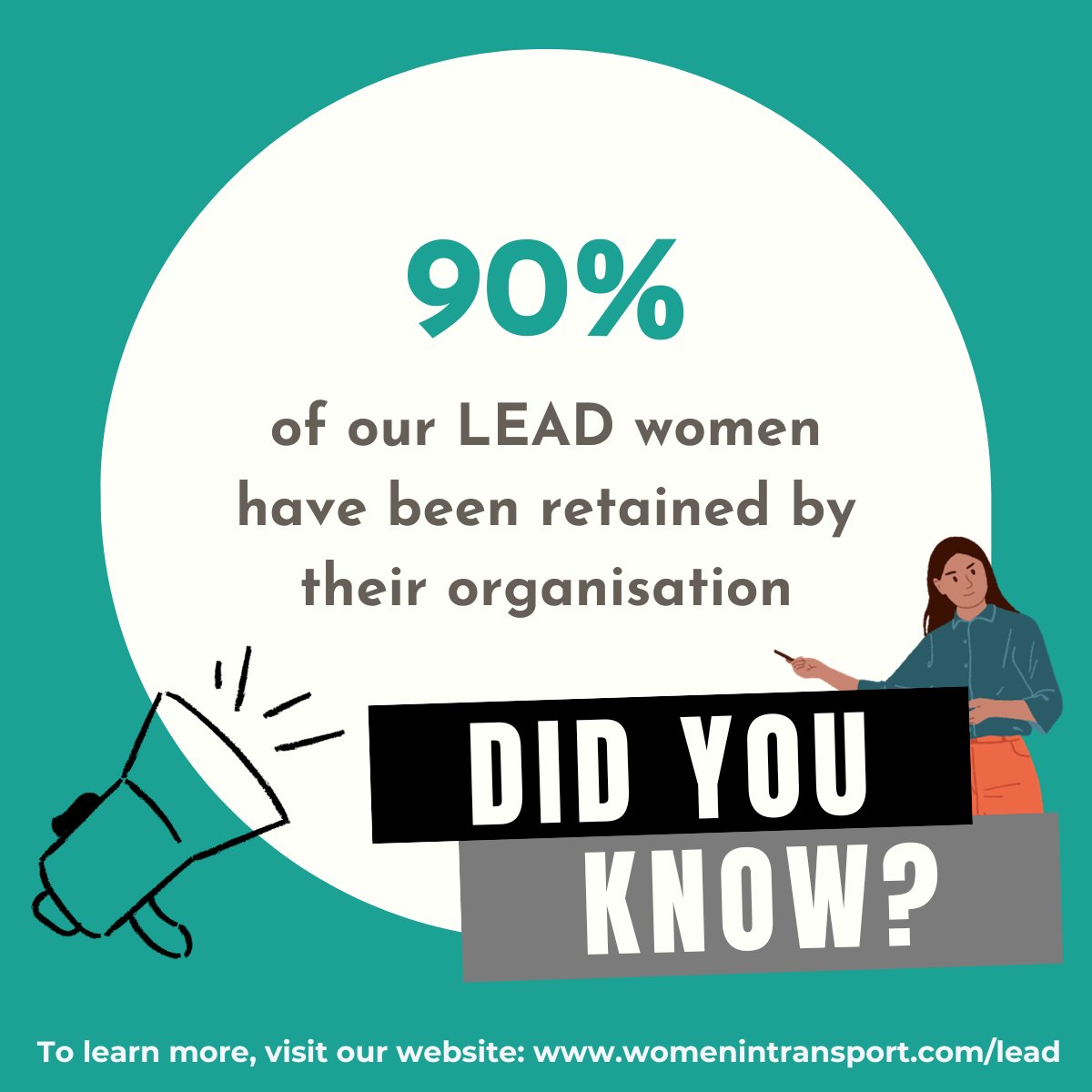 Did you know that 90% of the women who have taken our LEAD programme have been retained by their organisation?🙌 Visit our website today for more information: lnkd.in/e5pD8XiD