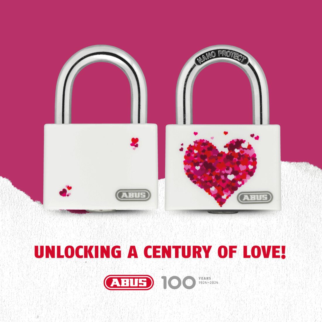 Happy #ValentinesDay from ABUS USA! ❤️ 🔐 

From safeguarding businesses to protecting what matters most, each lock represents a century of trust and reliability. Here's to unlocking countless more moments of safety and peace of mind together!