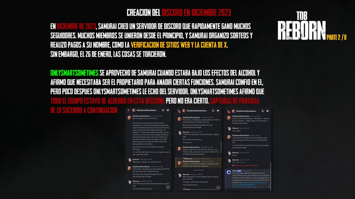 ProjectoRandom's tweet image. COMUNICADO OFICIAL SOBRE EL ESTADO DEL PROYECTO.
Explicamos qué ha pasado durante todo este tiempo, y por qué ha habido tantos cambios.
PARTE 1 y 2