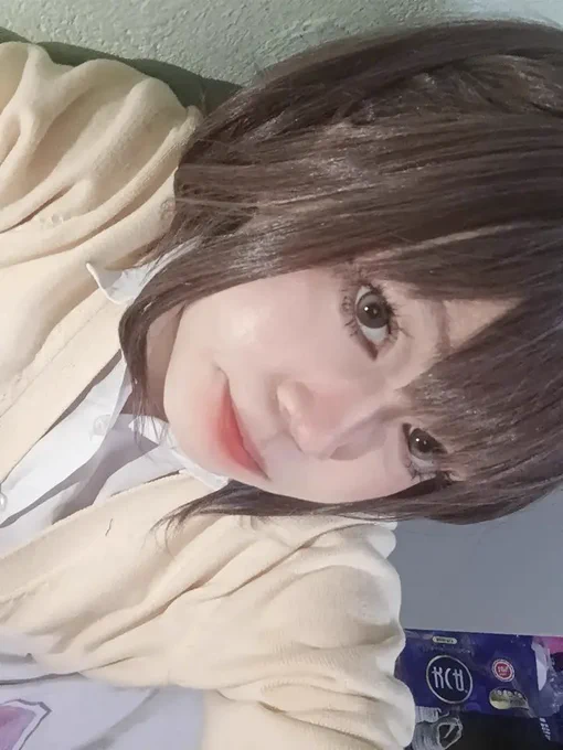 初めてのコスプレ。えななんちゃんでした(ネクタイは出品者の問題で無し 