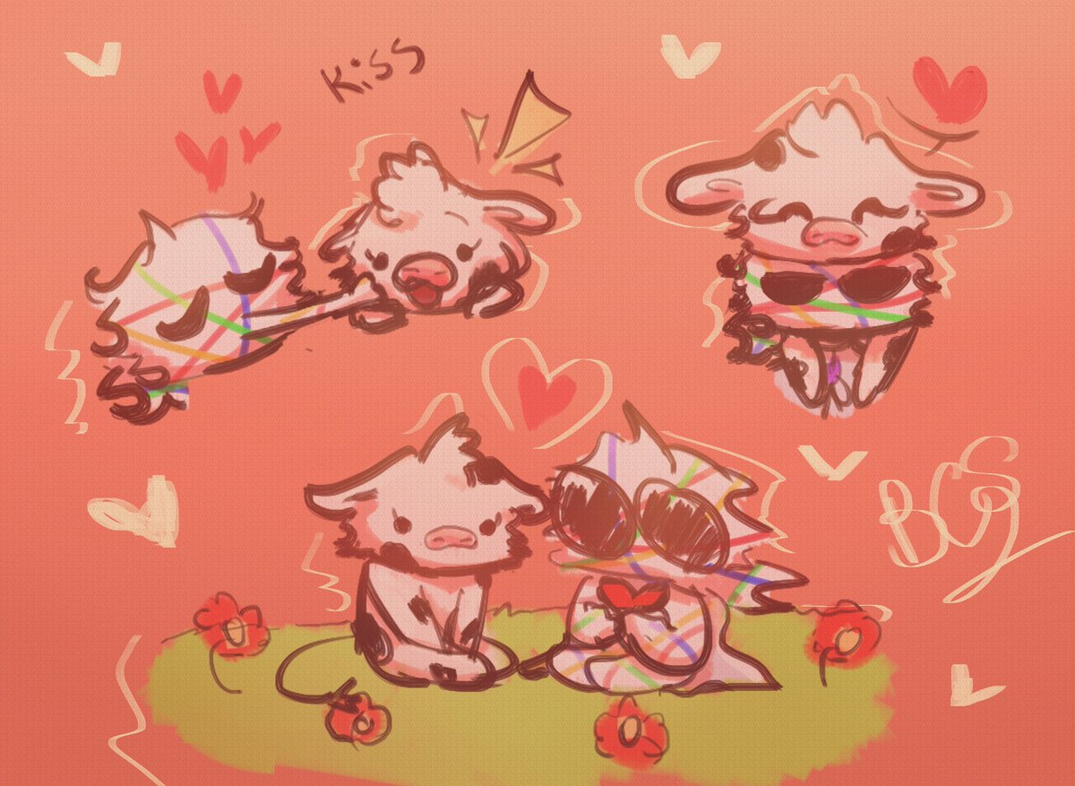 bigges2_'s tweet photo. Dibujando a Esexiel todos los días hasta que termine la granja de papas
 Día 45: por san valentin hice un dibujo de mis papás:3
#esexielfanart https://t.co/RmeRD0ftTD