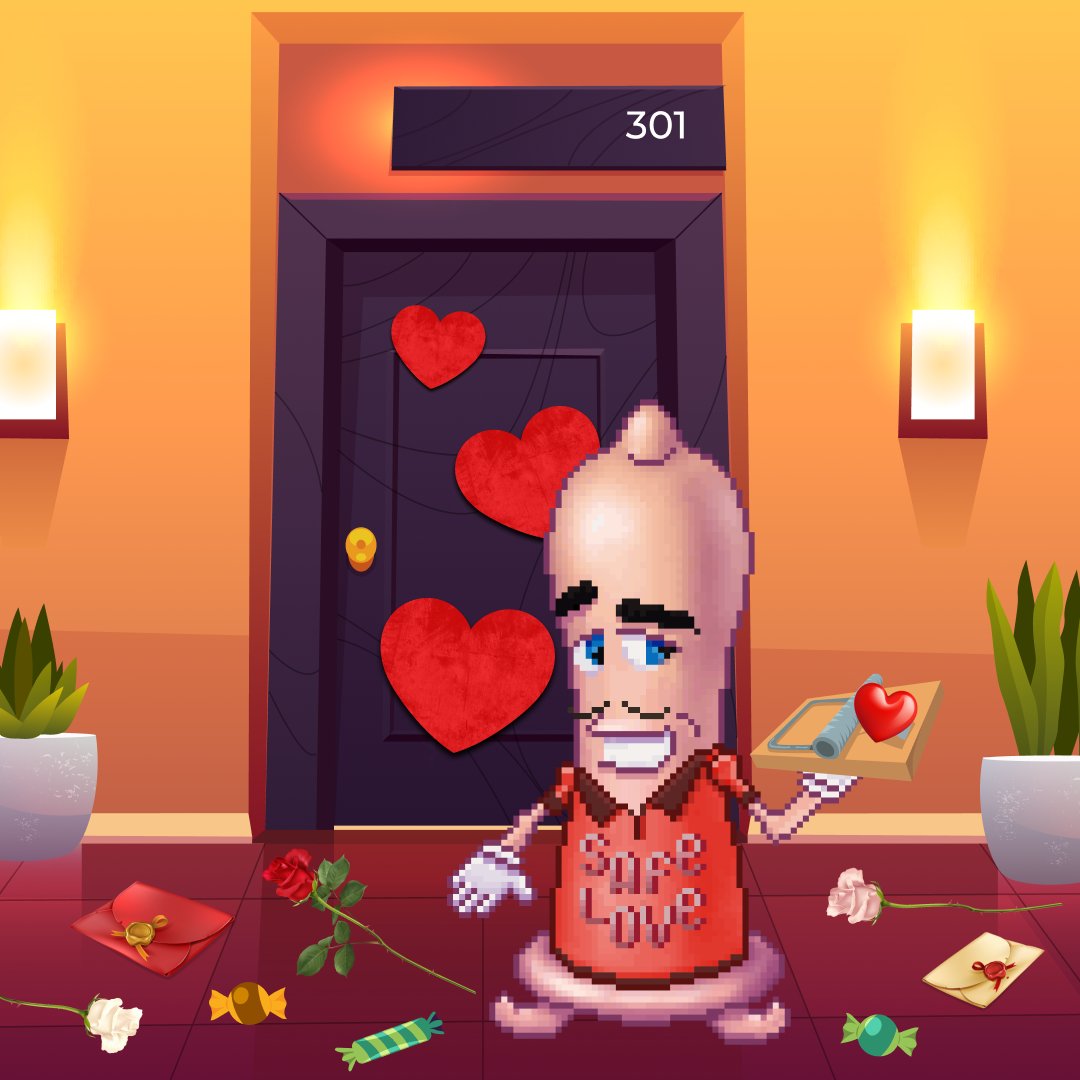Condominos_NFT's tweet photo. "Condominos are ready for the word 'trap' on Valentine's Day💘"

#love #Safelove #ValentinesDay #NFT #CondominosCares #LoveYourself #relationships #learning #Ethererum #Blockchain #happyvalentinesday2024 #Smile #art #CryptoArt 
#trend #healthylifestyle https://t.co/0NZN4WwoPV
