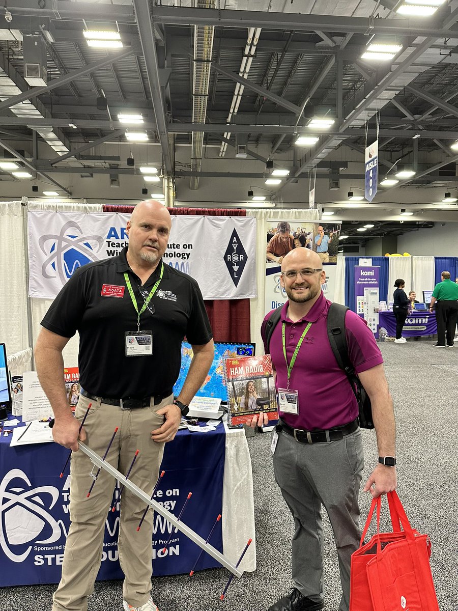 goodgame_K5ATA's tweet photo. Aaron Hendrickson is the winner of the ARRL License Manual! We look forward to having him at TI this summer! If you are at #oetc, come by booth 216 to register to win. See me in B132 at 1pm and 2:15 to learn how to ELEVATE your #stem #steam program using #hamradio #amateurradio https://t.co/5PLjwocP1q