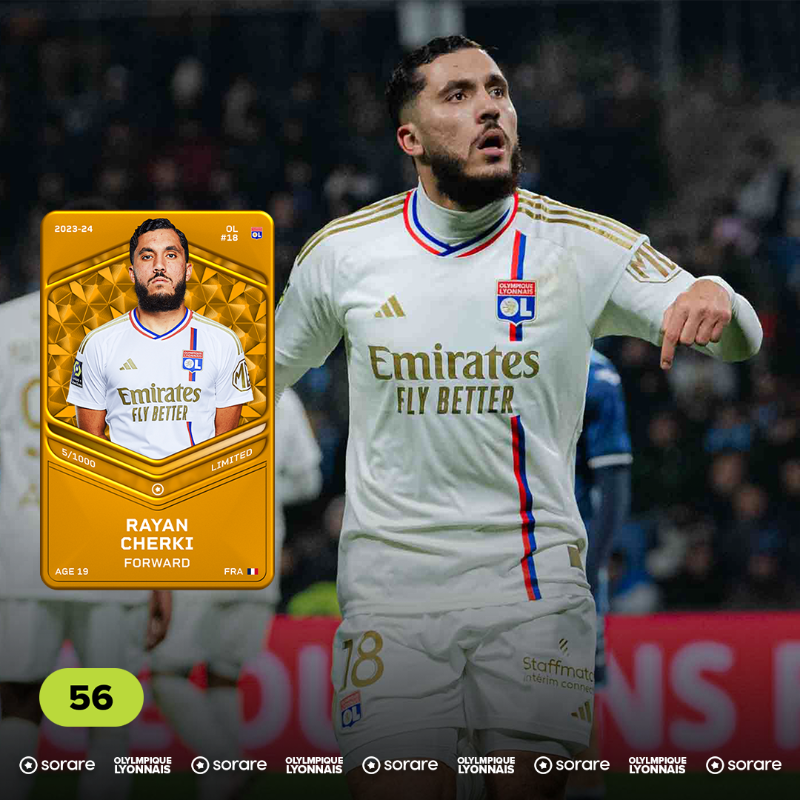 OL's tweet photo. Voici le TOP 3 Sorare de janvier 🔴🔵

👀 On vous fait gagner la carte 𝑳𝒊𝒎𝒊𝒕𝒆𝒅 d'Alexandre Lacazette

Pour participer :
☑️ Follow @Sorare et @OL
☑️ Repost la publication
☑️ Commente en indiquant ton pseudo Sorare

👉 TAS le 21 février !