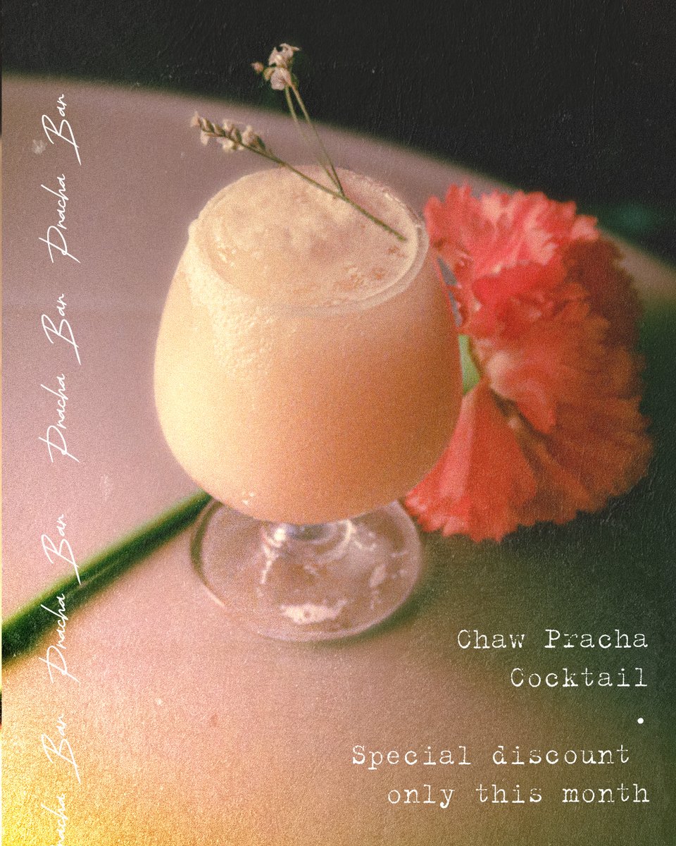 PrachaBar's tweet photo. 🍷���� Chaw Pracha Cocktail 🍷🌹
.
ต้อนรับเดือนแห่งความรักด้วยซิกเนเจอร์ค็อกเทล"ชาวประชา" 
-----
เมื่อซื้อ Signature Cocktails ตัวใดก็ได้สามารถแลกซื้อ Classic Cocktails แก้วต่อไปในราคา 100 บาท ตั้งแต่วันนี้ - 29 กุมภาพันธ์ 2567 เท่านั้น
-----

* Cocktails มีขายเฉพาะวัน ศ.-อา. https://t.co/brYd6TpVEj