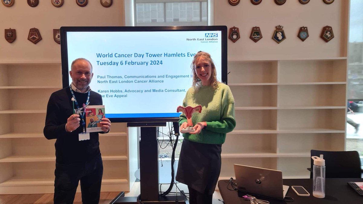 We worked with @eveappeal to deliver invaluable cancer information at a special event on 6 Feb at Tower Hamlets Town Hall. It was hosted by the staff networks at @TowerHamletsNow to support #WorldCancerDay, with the theme of #CloseTheCareGap. Read more: bit.ly/3HZ4TVr